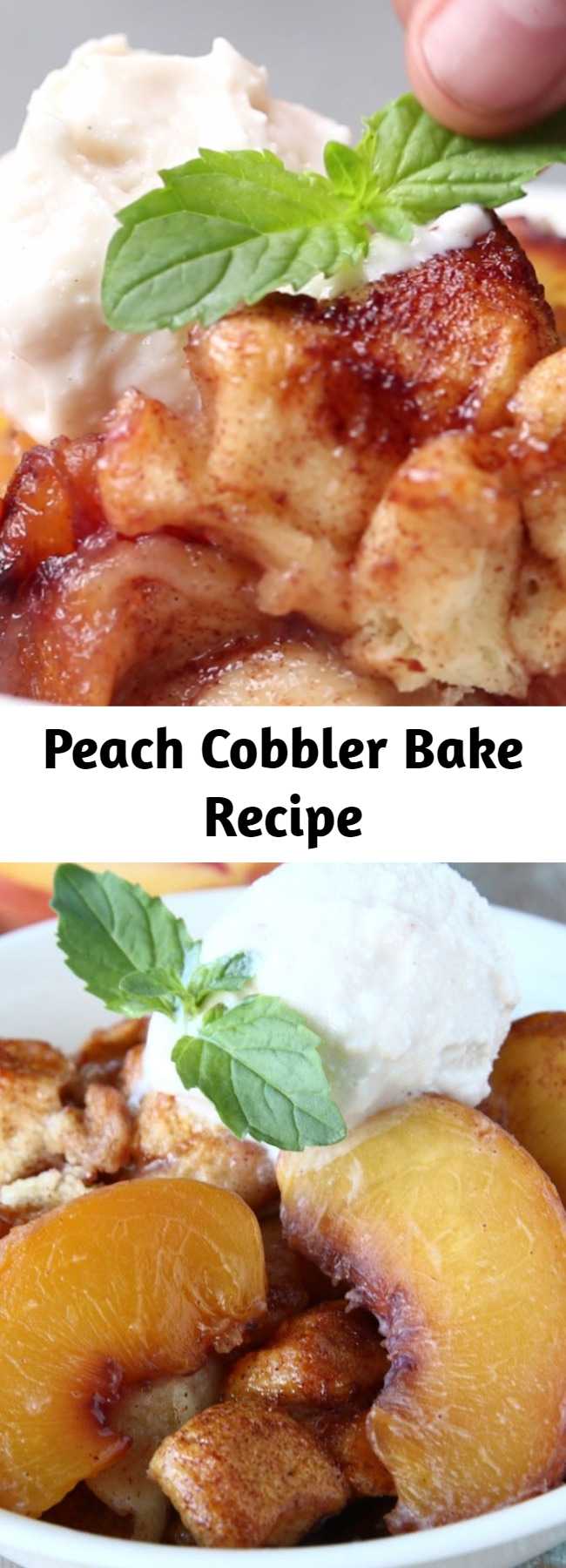 Peach Cobbler Bake Recipe - This Peach Cobbler Cake Is Where Your Taste Buds Need To Be