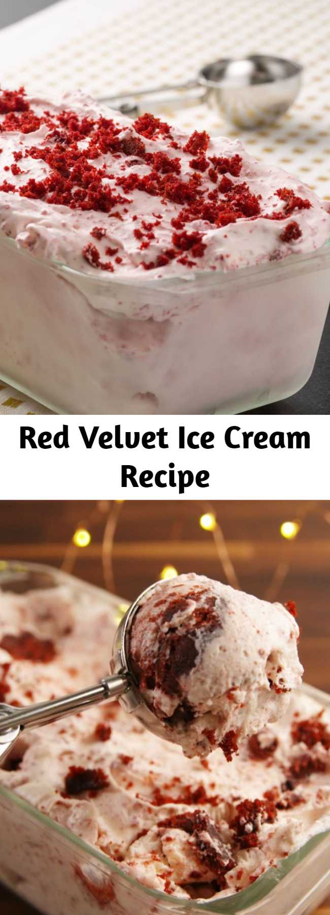 Red Velvet Ice Cream Recipe - A frozen holiday treat that has us feeling HOT.